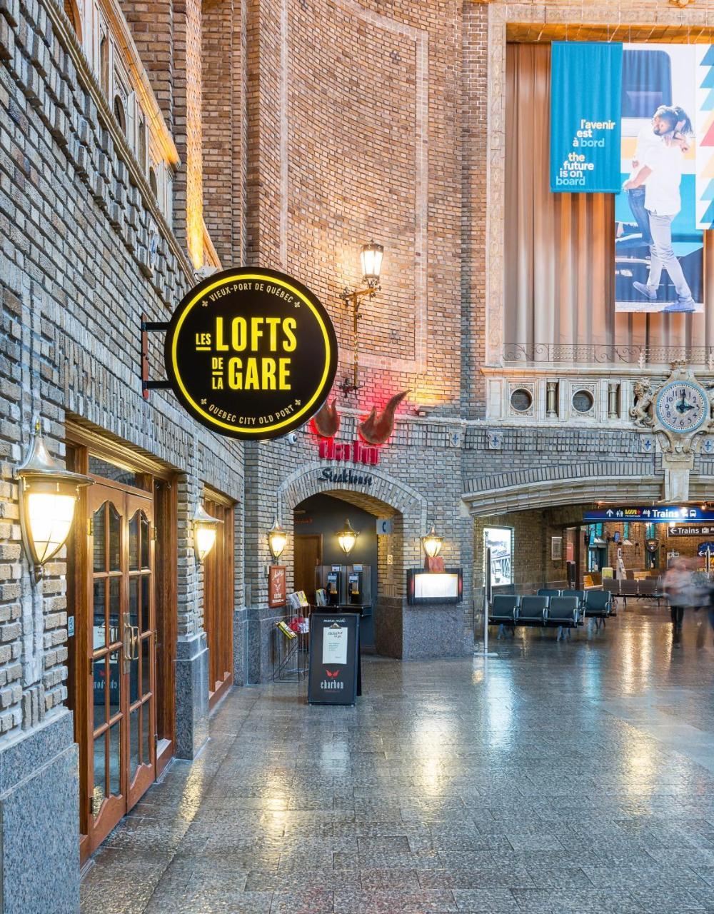 Les Lofts De La Gare - Par Les Lofts Vieux-Quebec Apartment ภายนอก รูปภาพ